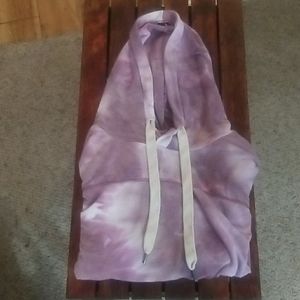 White Birch tye dye hoodie
